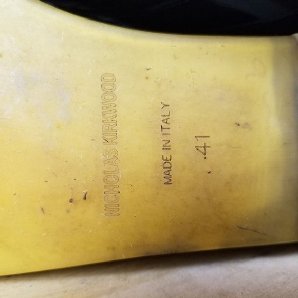 Nicholas Kirkwood black pointed booties sneakers loafers size 11 - Picture 13 of 15